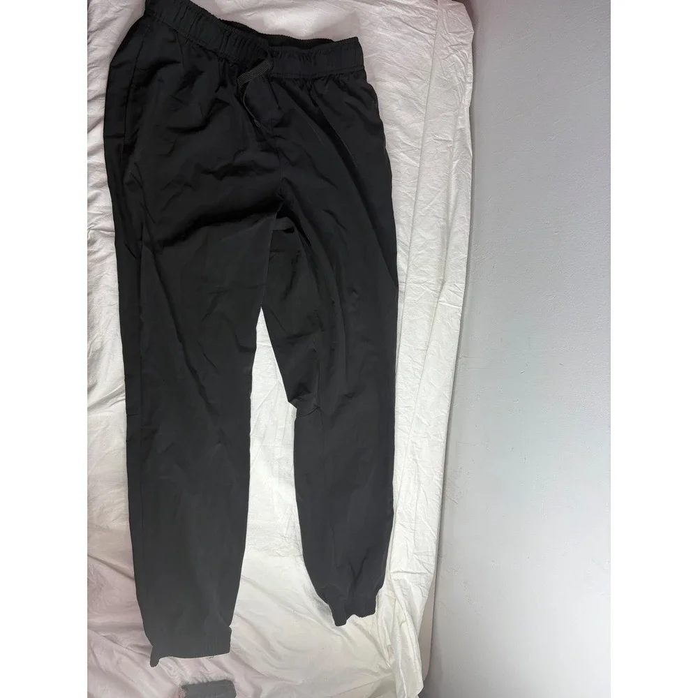 Athletic Works Kids Husky XL Black Jogger Pants Elastic Waist Drawstring